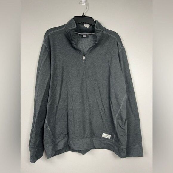 Eddie Bauer Other - Eddie Bauer Large 3/4 Zip Gray Sweatshirt